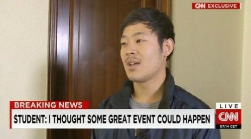 사진=한인 대학생 CNN과 인터뷰/CNN 캡처