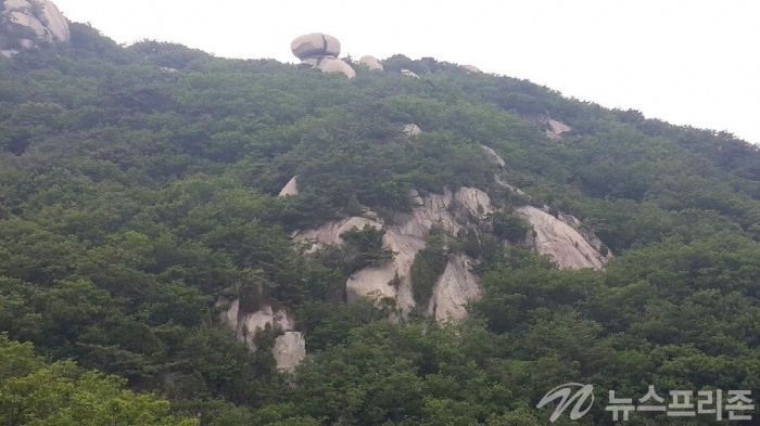 ▲ 옛날 원효대사가 오르셨다는 북한산