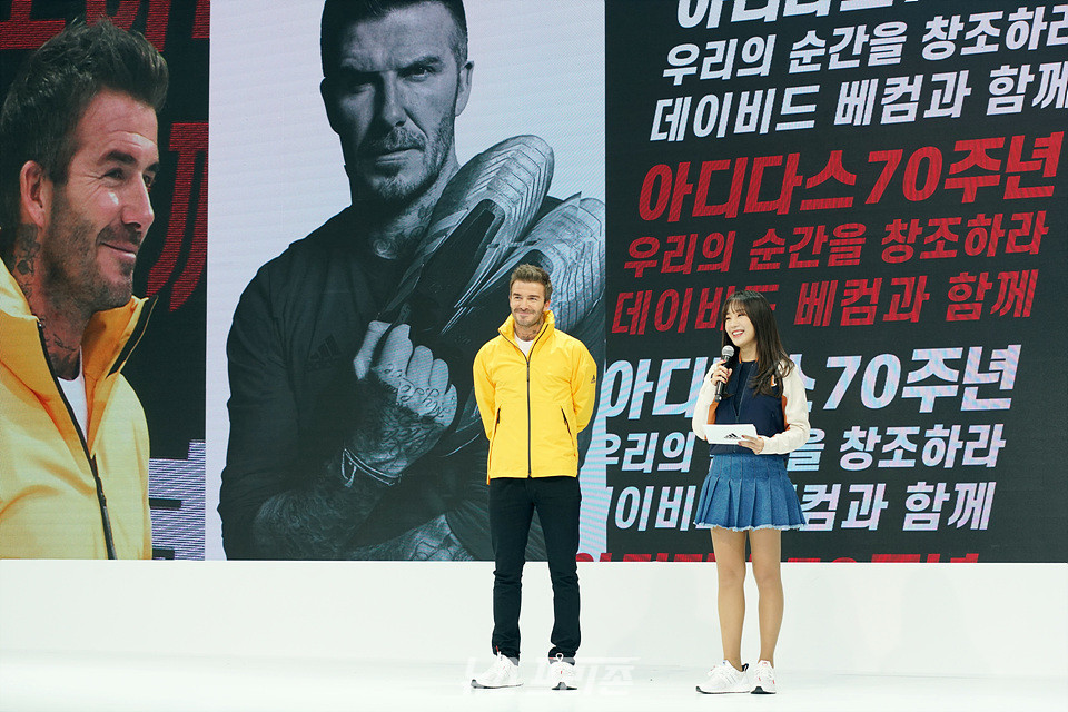 ▲ 축구스타 데이비드 베컴(David Beckham) / ⓒ이대웅 기자