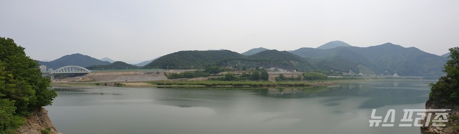 인공수초섬 사업대상지.(사진제공=단양군)