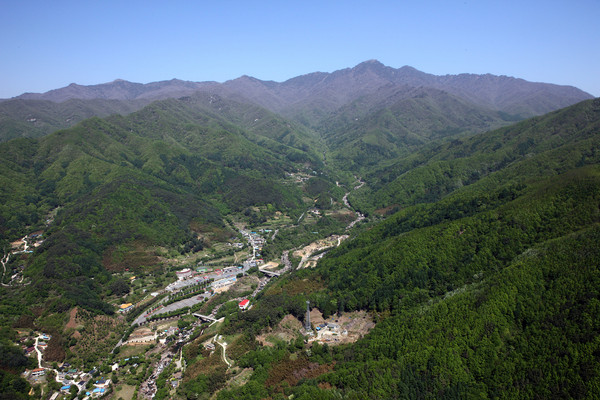 산청군 지리산 중산리 항공촬영/ⓒ산청군