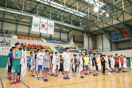 사천시는 한국 농구의 미래를 책임질 농구 꿈나무들의 잔치인 ‘윤덕주배 2019 연맹회장기 전국 남․녀 초등학교 농구대회’를 연다./ⓒ사천시