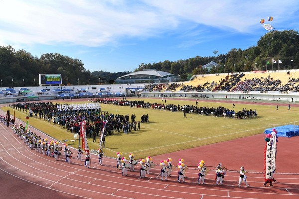 제40회 영주시민체육대회 입장식/Ⓒ영주시청