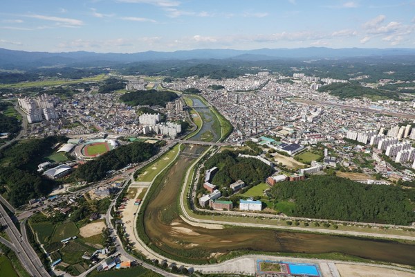 영주 시가지 항공사진/Ⓒ영주시청