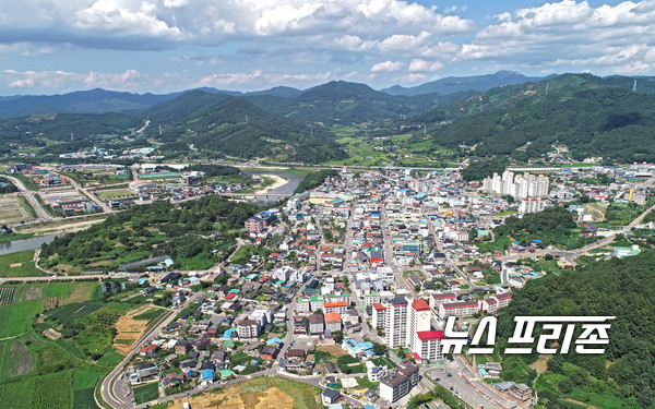 산청군 산청읍 전경./ⓒ뉴스프리존 DB