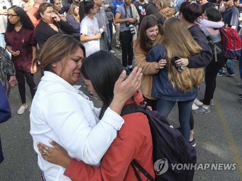 美 LA 고교 총격사건 2명 사망, 용의자는 아시아계 16세 학생/ⓒ연합뉴스