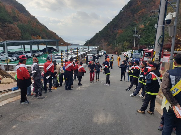 거창군 유관기관 합동 산불예방 캠페인 실시./ⓒ거창군