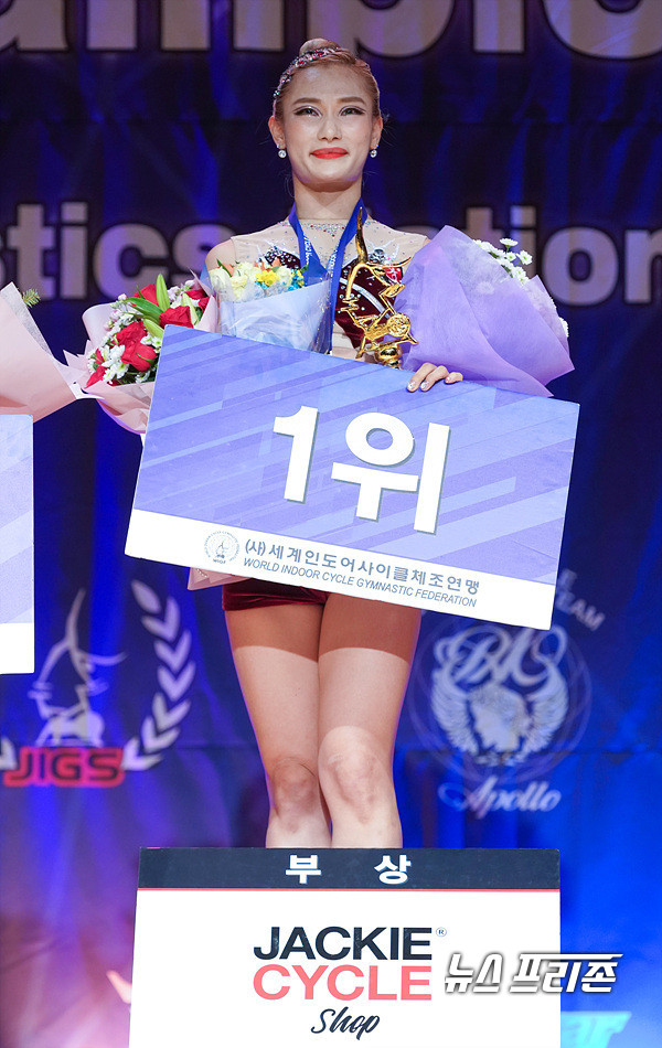 ▲ 프로 여자 개인 1위 박미혜(엑시) 선수 / ⓒ이대웅 기자