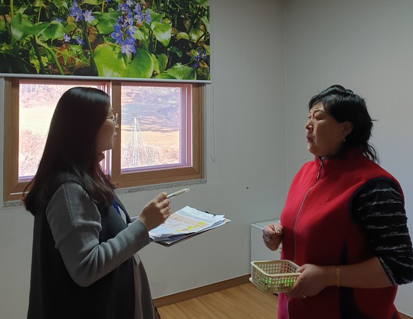 2일, 지역내 사업장을 대상으로 동절기 농촌관광 안전점검을 실시하고 있다./ⓒ창녕군