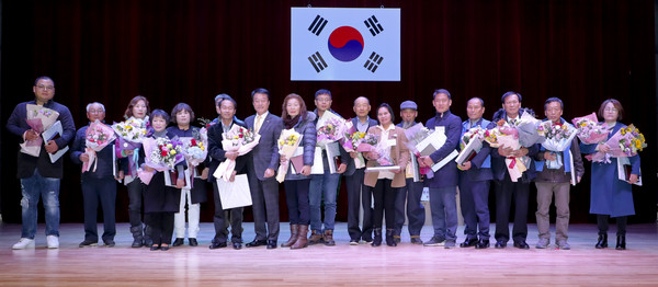 한국자유총연맹합천군지회는 3일 문화예술회관에서 2019년 한마음다짐대회를 개최했다./ⓒ합천군