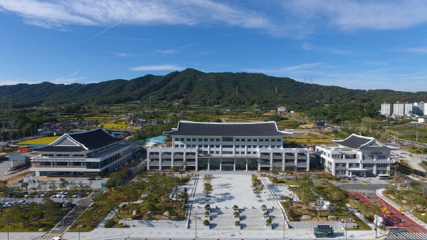 경북도청 전경.