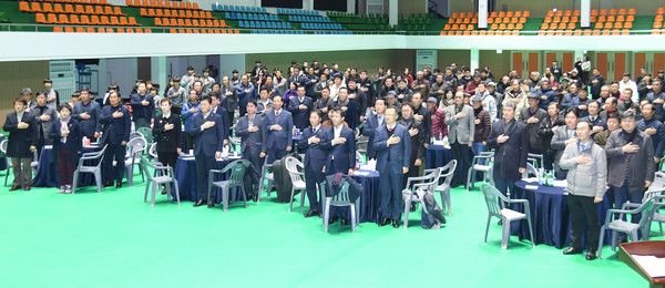 거창군은 지난 6일 거창군체육관에서 2019년도 거창군체육인의 날 행사를 거창군체육회 주관으로 개최했다./ⓒ거창군