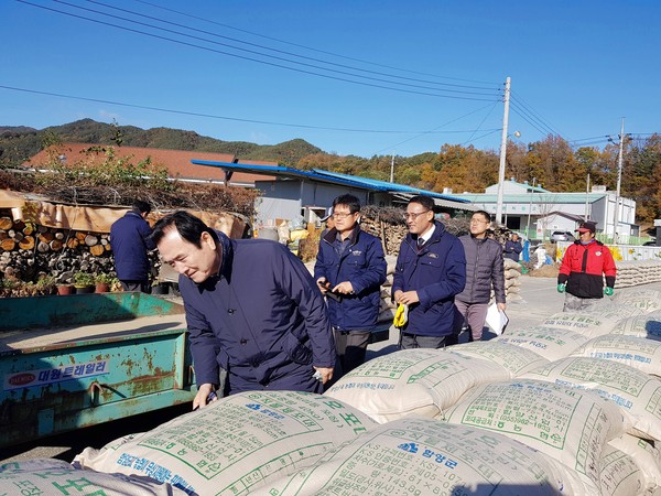 함양군에서 공공비축미를 매입한 결과 특등 22.7%, 1등 71.2% 등 수매등급이 0.7%가 향상됐다./ⓒ함양군