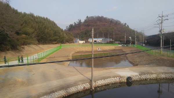 사천시 재해위험개선지구 정비완료.(축동면 하탑물통골)/ⓒ사천시