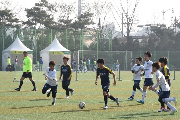 지난해 동계클럽 유소년 축구 대제전 장면/Ⓒ경주시청