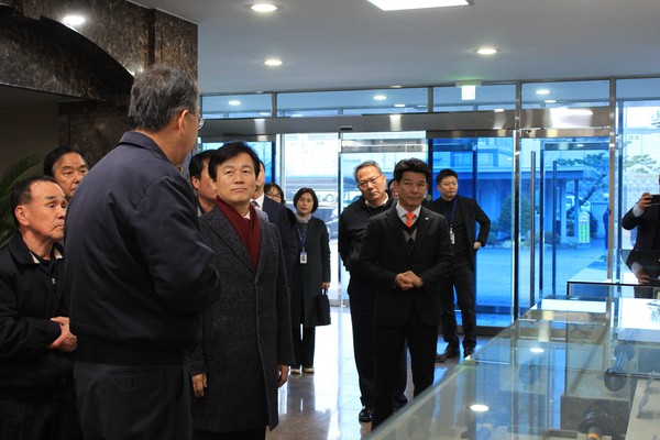 조규일 진주시장 지역경제 활성화 첫걸음으로 산업현장 소통행보(정촌일반산업단지 방문)/ⓒ진주시