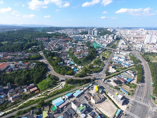 녹색도시로 변모하는 포항시(그린웨이 프로젝트 철길숲)