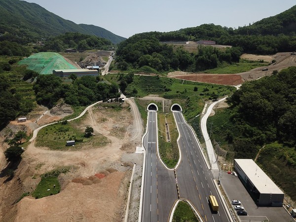 경북 도로건설사업(왜관-가산간 도로공사)/Ⓒ경북도청