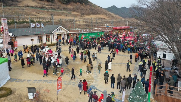 봉화군, 한겨울 분천 산타마을 58일간의 대장정 마무리/Ⓒ봉화군청