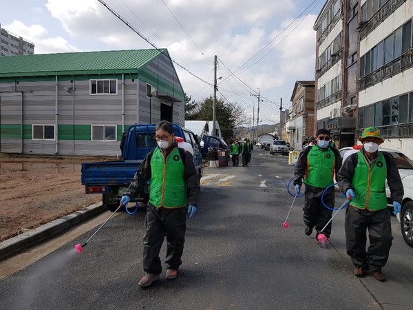 6일 충남 청양군은 코로나19 유입차단과 관련, 철저한 방역에 나서고 있다고 밝혔다.ⓒ 뉴스프리존