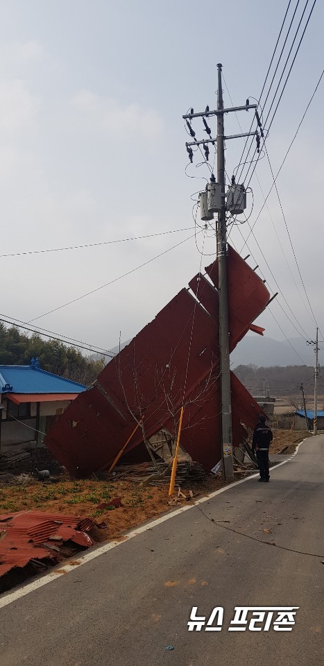 충남소방본부가 각종 강풍 피해 발생에 소방력 출동 채비를 마쳤다./ⓒ충남도청