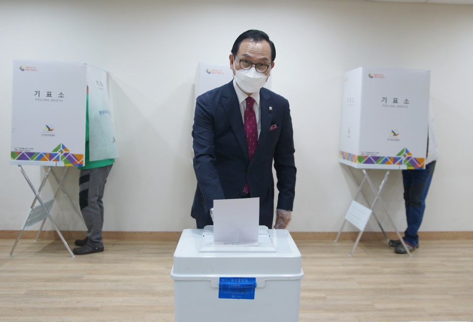 박상돈 천안시장 후보./ⓒ김형태 기자