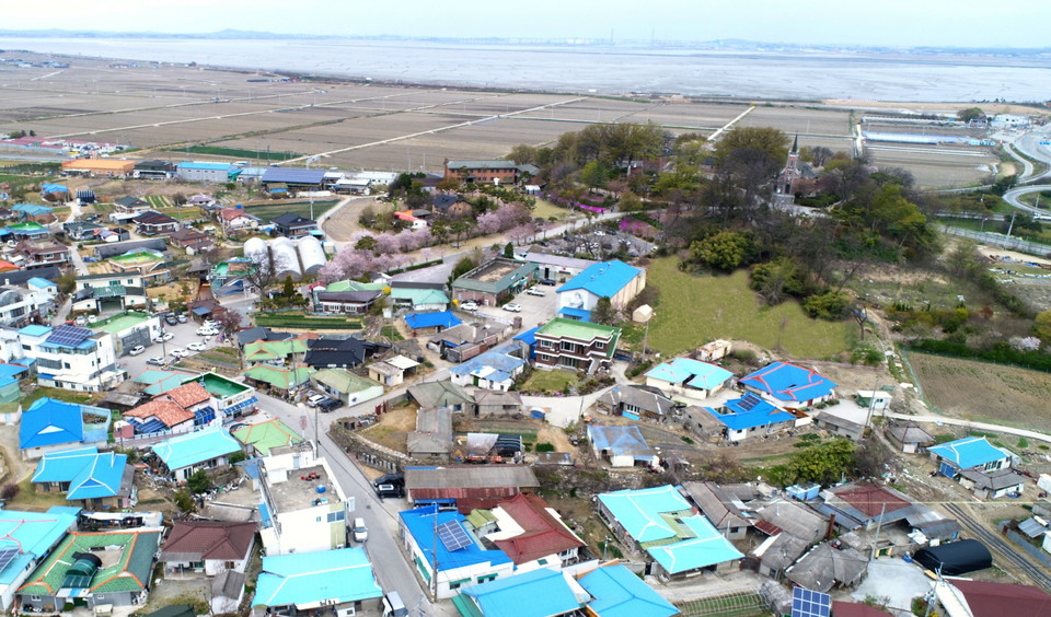 아산 공세곶창지 전경./ⓒ아산시