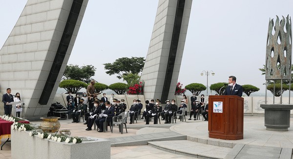 보령시, 제65회 현충일 추념행사 장면.Ⓒ보령시청