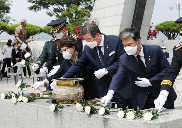 보령시, 제65회 현충일 추념행사 장면.Ⓒ보령시청