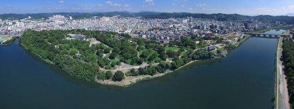 진주 남강 및 진주성./ⓒ진주시