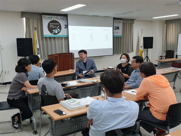 한탄강 국가지질공원 해설사 역량강화 교육.(사진=연천군청)