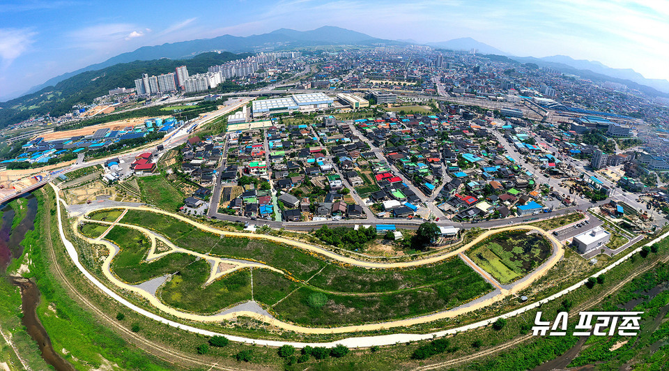 영천동 비점오염 저감시설 모습.(사진제공=제천시)