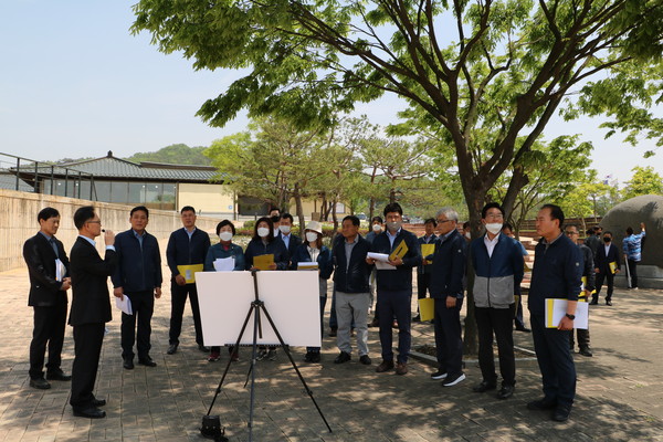 주요사업장 시찰./ⓒ부여군의회