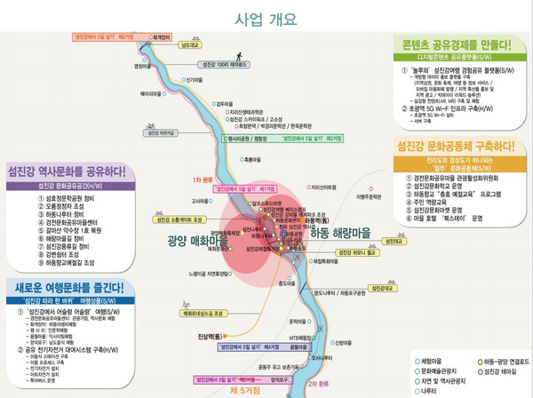 하동군은 이웃 광양시와 함께 국토교통부가 주관한 지역개발 공모사업인 ‘2020 지역수요 맞춤지원 사업’에 선정돼 20억원의 국비를 확보했다.(경전문화 공유마을)/ⓒ하동군