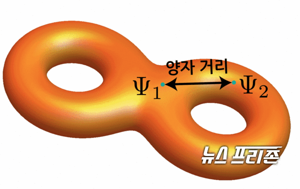 고체의 양자거리를 측정하는 방법을 세계 최초로 제시한 기초과학연구원(IBS) 강상관계 물질 연구단 등 연구는 세계 최고 권위의 학술지 네이처(Nature, IF 42.778)에 8월 6일 게재됐다./ⓒ네이처·IBS