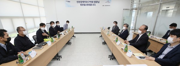 IFEZ 바이오 첨단산업 기업 방문/ⓒ인천경제청