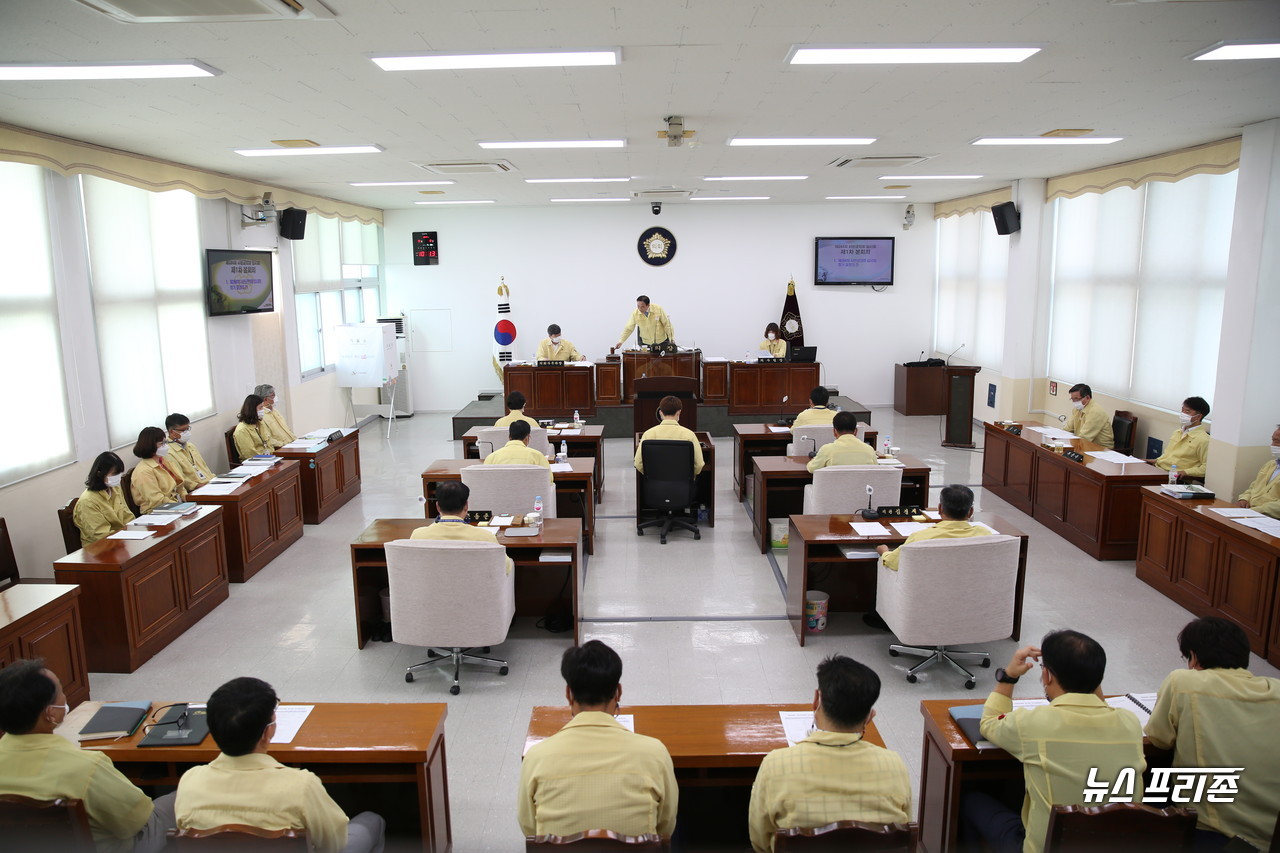 서천군의회, 제284회 임시회 개회 장면.Ⓒ서천군의회