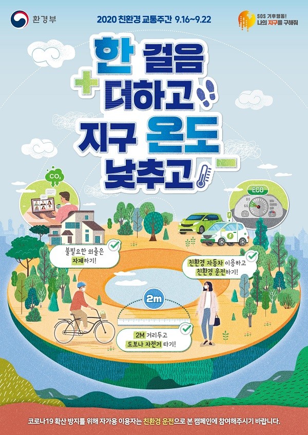 고성군에서는 ‘세계 차 없는 날(Car Free Day)’를 맞이해 ‘2020년 친환경 교통주간’ 캠페인을 실시한다./ⓒ고성군