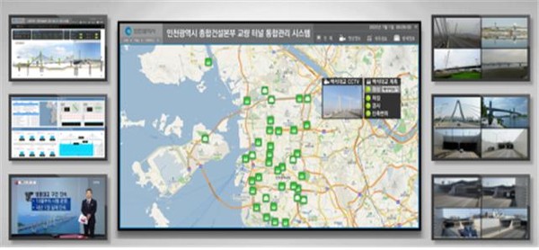 인천시 종합건설본부 교량·터널 통합관리 시스템/ⓒ인천시
