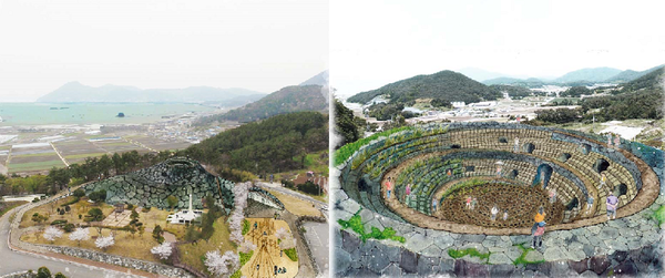 남해군 앵강만 다도해 전망대 당선작./ⓒ남해군