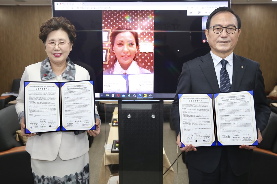 역사문화탐방 지원 업무협약식./ⓒ천안시