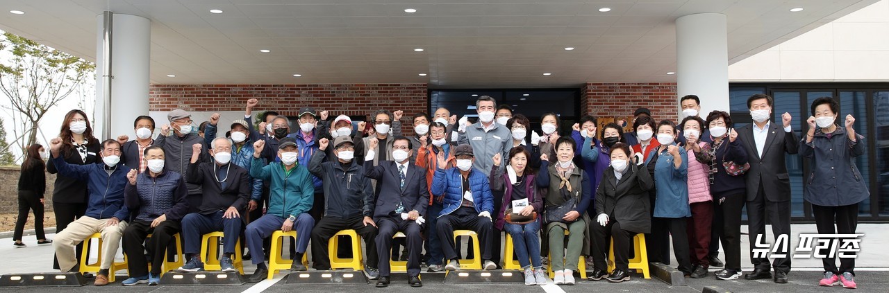 수청지구 새뜰마을 주민복합 커뮤니티센터 준공식 장면.Ⓒ보령시청