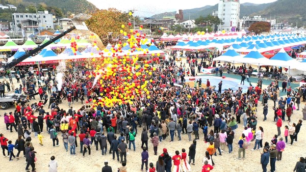 2019년도 청송사과축제 현장/Ⓒ청송군