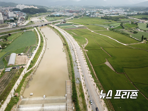 장평천 생활밀착형 숲 조성 대상지.(사진제공=제천시)