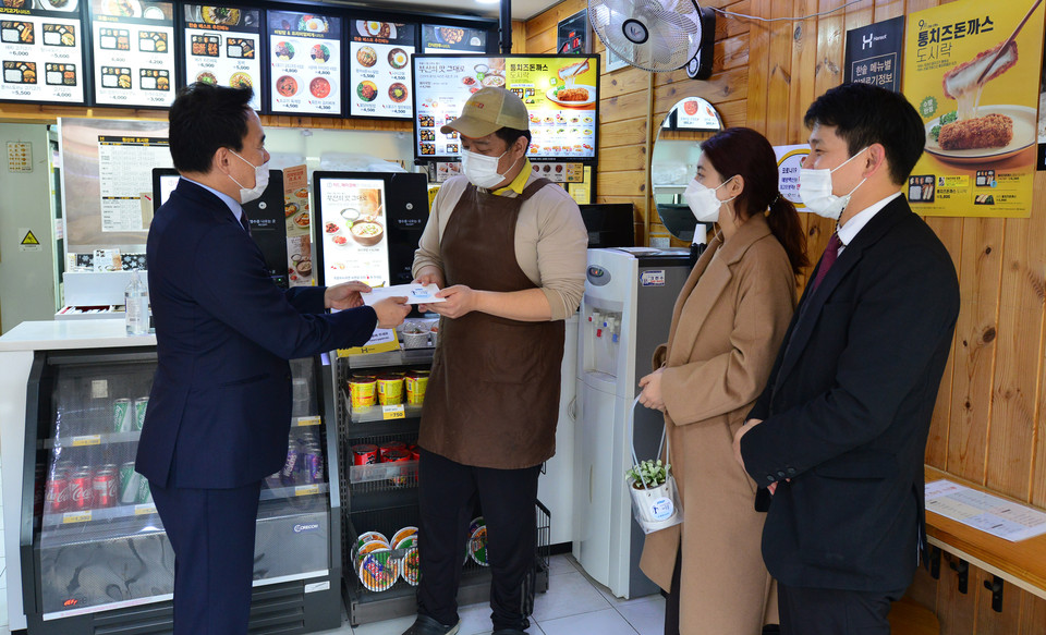 마중물 프로젝트 시행 모습./ⓒ백석대학교