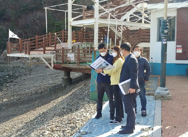 거제시‘자연재해위험지구 신규사업’발굴을 위한 사전 현장점검 실시./ⓒ거제시