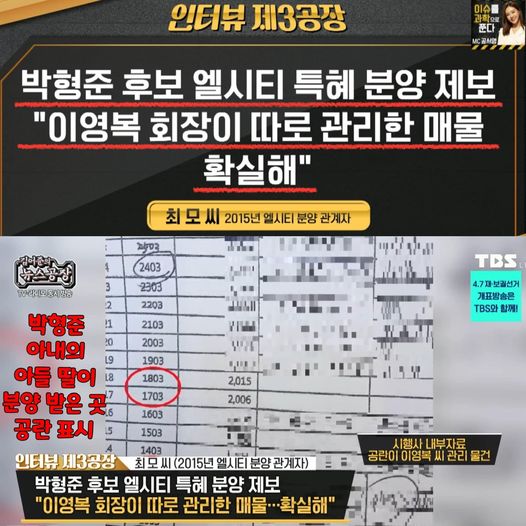 엘시티 분양관계자 최모 씨의 5일 김어준 뉴스공장 인터뷰