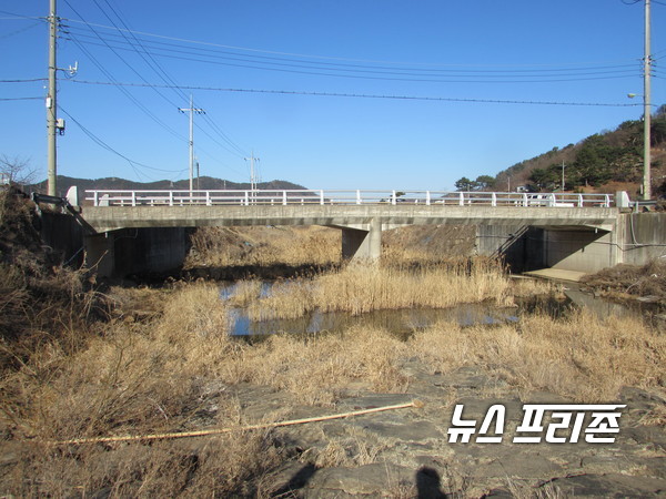 김해시,비법정도로 노후 소교량 12곳 보수보강 실시-진영읍 서천교.김해시