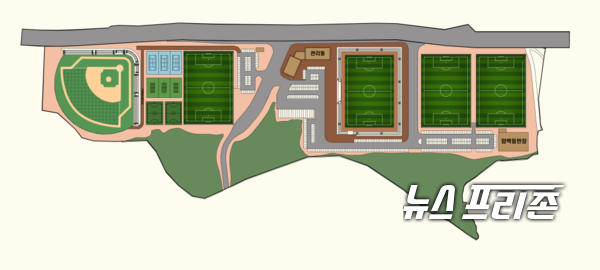 김해시, 축구명문도시 도약추진(김해복합스포츠레저시설 내 축구센터 조감도).김해시