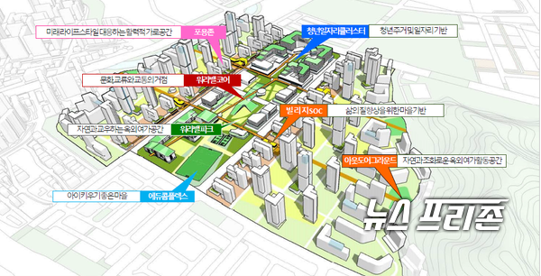 검단신도시 ‘워라밸빌리지 특화구역’ 조감 예시도. / ⓒ인천시의회